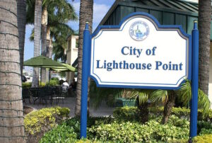 Lighthouse Point Sign