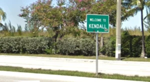 Welcome to Kendall signage illustrating available options to sell your junk car in Kendall FL